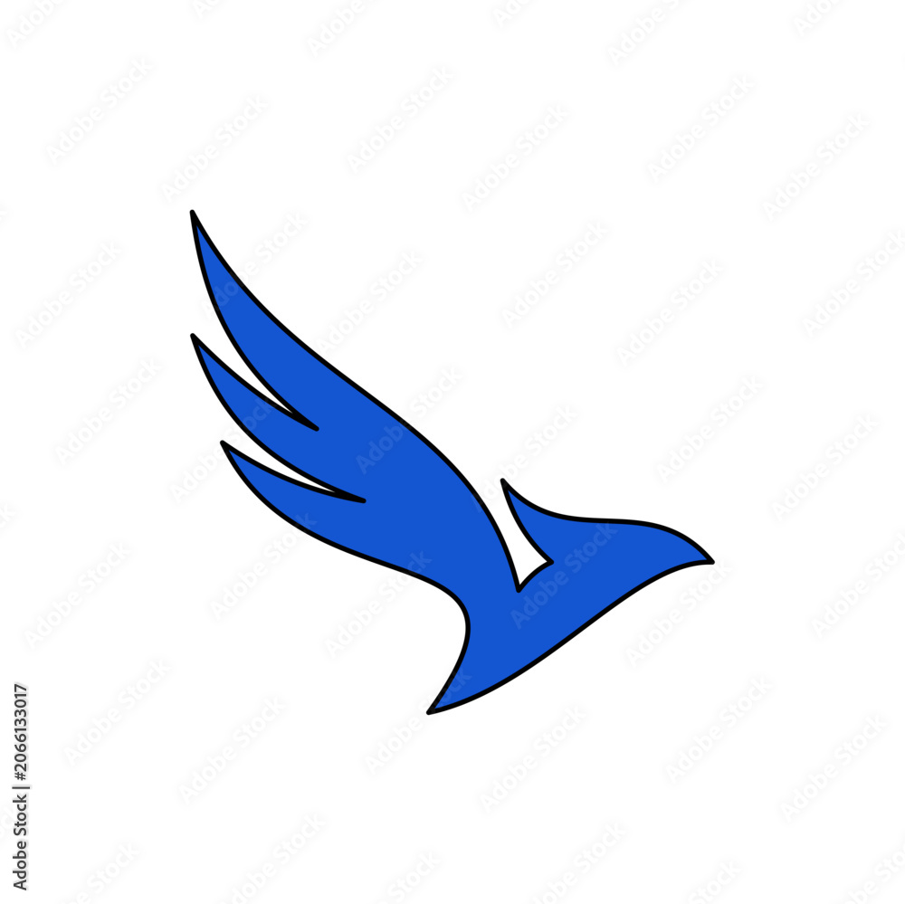 Obraz premium Bird silhouette