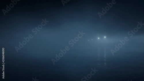 Abstract dark blue background with light effect and atmospheric texture