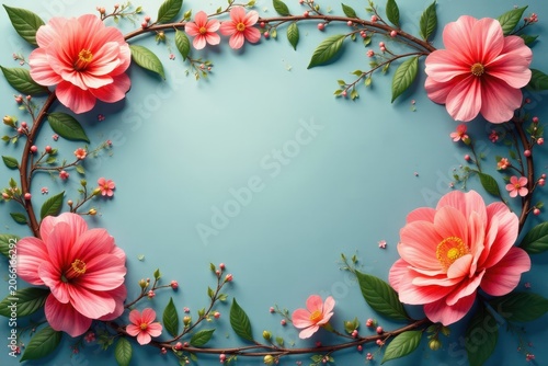 Delicate flower motifs intertwined with vine and leaf patterns, organic shapes, floral patterns, floral motifs