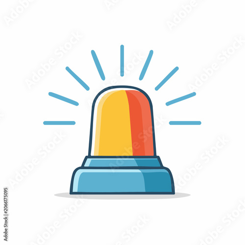 Flashing Warning Light Icon