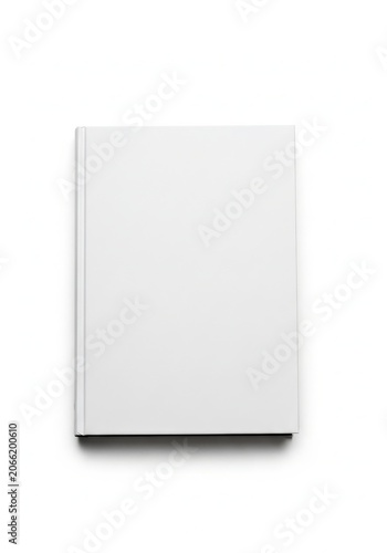A single blank sheet of white paper with a torn top edge laying flat on a surface with a soft shadow cast underneath for a clean professional document mockup template