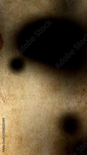 old paper transition in sequence. 4k vintage background in vertical 