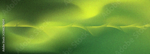 Abstract chartreuse lime green background. Ombre gradient colors. Bright and vibrant electric neon acid light shades. Grunge vector with grainy noise.