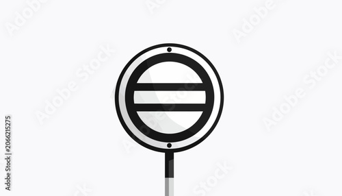 Foto No Entry Road Traffic Sign Symbol.