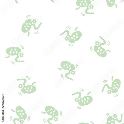 Fotografie narrowing of stomach bariatric vector glyph seamless pattern narrowing of stomac