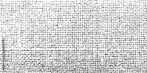 Black and white grunge texture background with intricate weave pattern