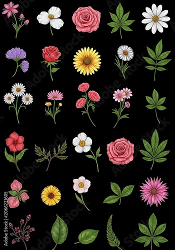 Botanical Noir: A Floral Collection