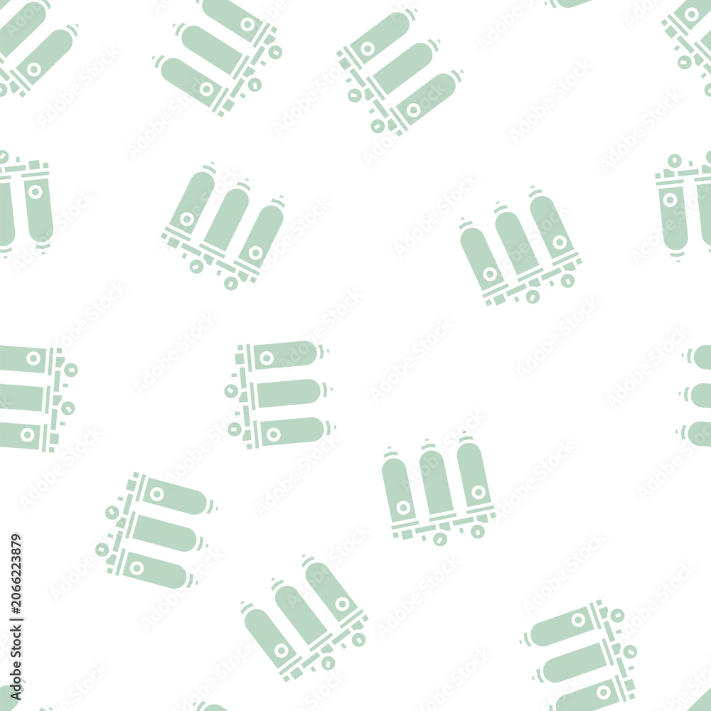 Fototapeta premium air purification system vector glyph seamless pattern air purification system sign illustration