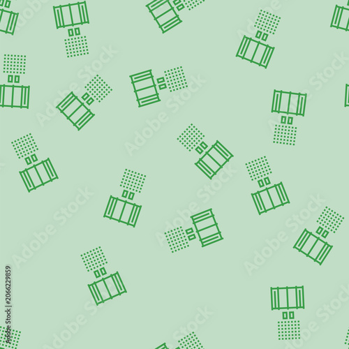 Obraz na plátně barrel of oil equivalent boe vector line seamless pattern barrel of oil equivale