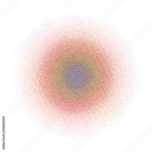 abstract colorful background. gradient Speckled Circle Abstract. diffused element. speckled element