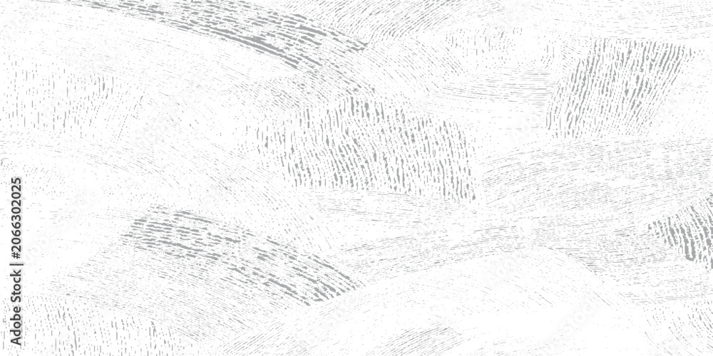Obraz premium Grunge textured background with abstract brush strokes and scratches in gray tones on white canvas for creative design projects