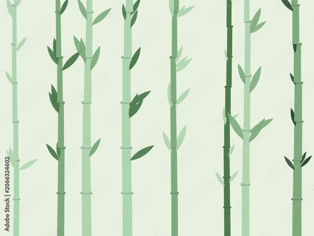 Obraz premium Zen Bamboo Leaves Natural Wellness Background