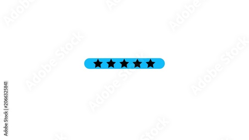 inter incorrect password icon sign animation on white background. typing wrong password interface