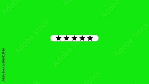 inter incorrect password icon sign animation on green background. typing wrong password interface