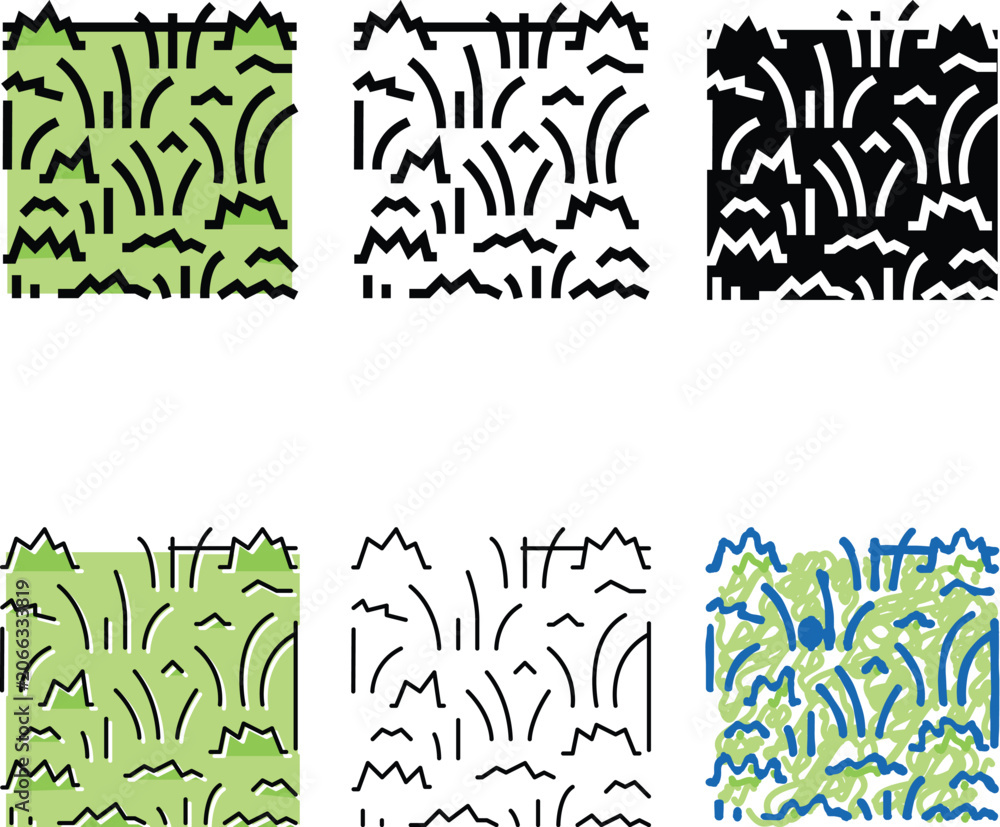 Obraz premium meadow park grass color icon vector. meadow pack park grass sign. isolated symbol