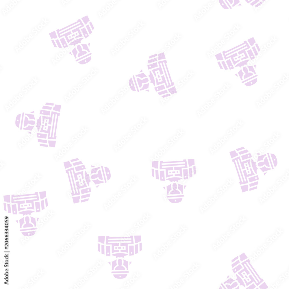 Naklejka premium legionary ancient rome warrior vector glyph seamless pattern legionary ancient rome warrior sign illustration