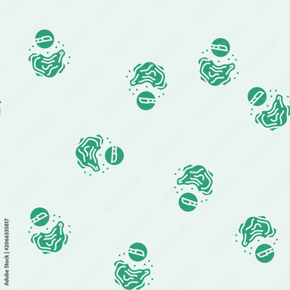 Fototapeta premium debridement surgery vector glyph seamless pattern debridement surgery sign illustration