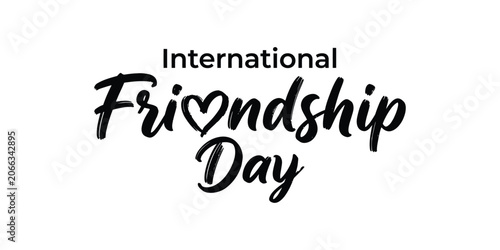 Foto International friendship friendship day celebration day