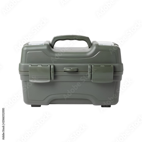 Wooden Toolbox with Repair Tools and Equipment