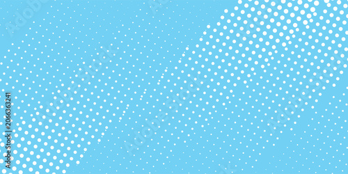 Canvas Print Bright blue sky halftone background