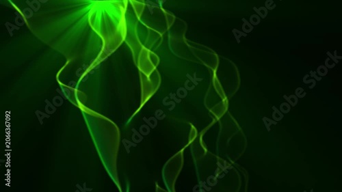 Abstract Red Light Flow Animation Background with Glowing Energy Waves Dynamic Motion Graphics Technology Visual Effects Design