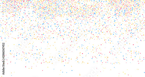 Colorful Confetti Background with Falling Party Sprinkles for Festive Celebration Backdrop