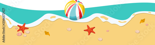 Summer Footer Decoration