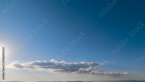 The unparalleled beauty of clouds in the sky, captured by a drone.