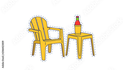 cadeira e mesa de bar 