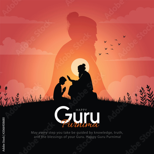 Photos new Happy guru Purnima guru writing letter