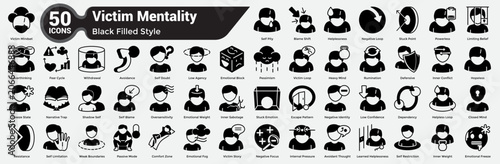 Fotografie Filled Victim Mentality Bundle H50