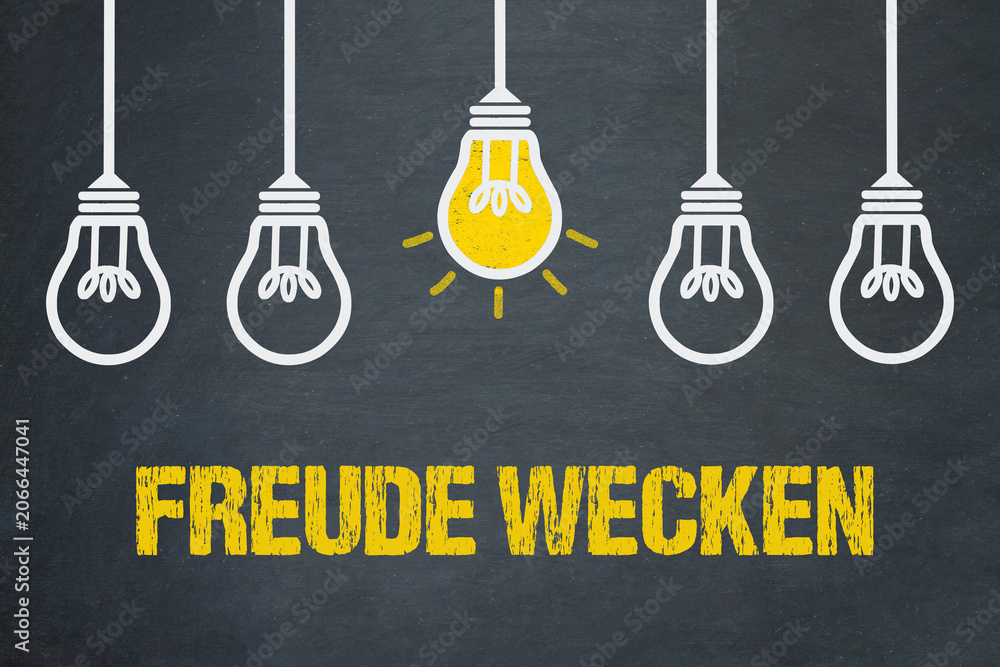 Obraz premium Freude wecken