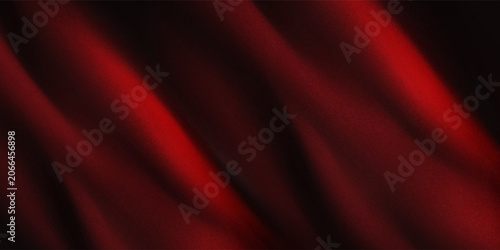 Red grainy gradient orange background noise texture effect summer banner poster design. Sapphire paper pattern. Geometric shape. Wave, wavy curved line.
