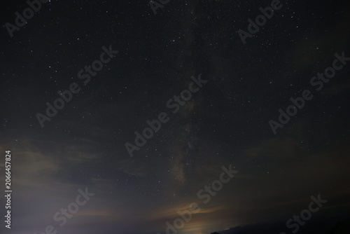 night sky with clouds