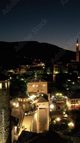 Night Historical Ottoman Architecture 