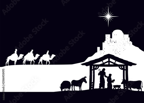 Christmas Nativity Scene Be...