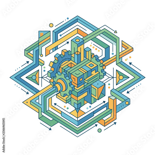 Abstract Geometric Machine System