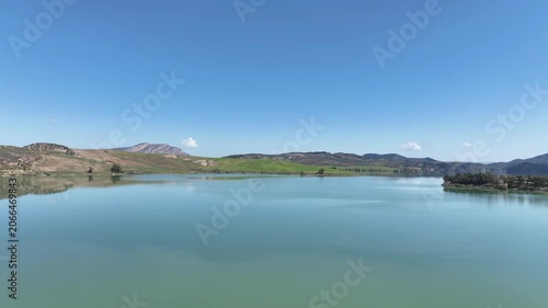 Embalse Conde de Guadalhorce en la provincia de Málaga, Andalucía	