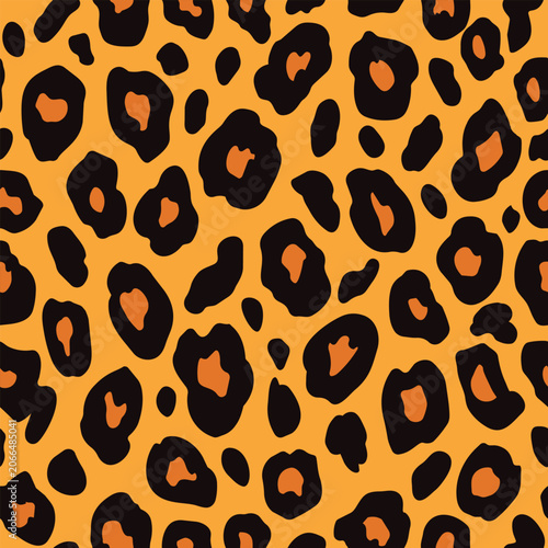 Photography Seamless leopard print pattern