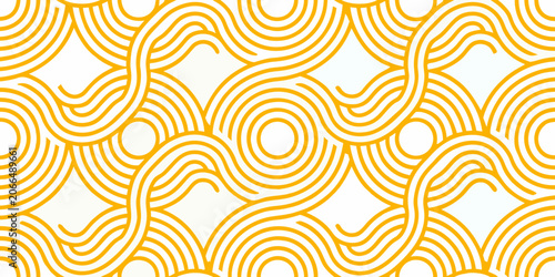 Wavy line pattern minimalist golden vector illustration on white background