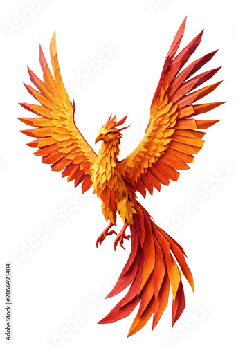 Phoenix Bird Art Transparent PNG No Background