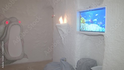 Salt room (halo chamber) for the treatment of chronic lung diseases in remission. Rehabilitation of the respiratory system following past infections.
