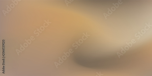 Fotografie Soft Warm Beige Abstract Background With Smooth Gradient Blur for Minimal Calm and Serene Design