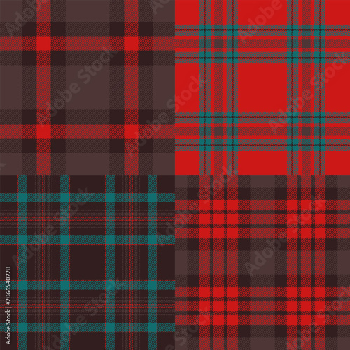 Foto Timeless plaid set inspired archival references