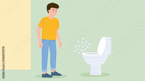 Malpractice of the toilet flush: plumbing services in case of the plugged toilet. Leak. Insurance