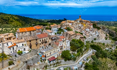 Fotografie The village of Badolato, Calabria, Italy