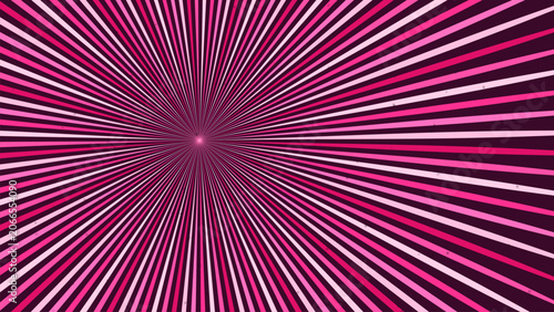 Foto Pink sunburst radial background with expanding gradient rays and subtle glittering texture