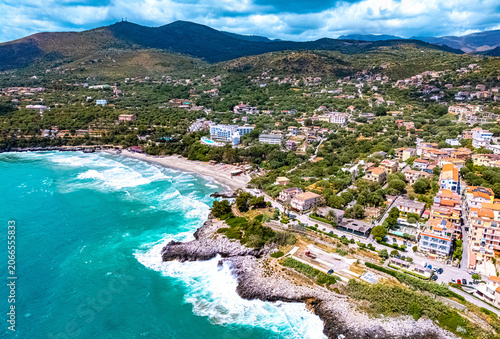 Obraz na płótnie Marina di Camerota, in the province of Salerno, Campania, Italy