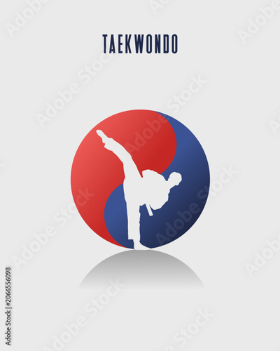 Taekwondo Martial Arts Flyer and Social Media Feed Template Vector