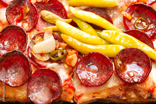 italian american detroit style square pizza